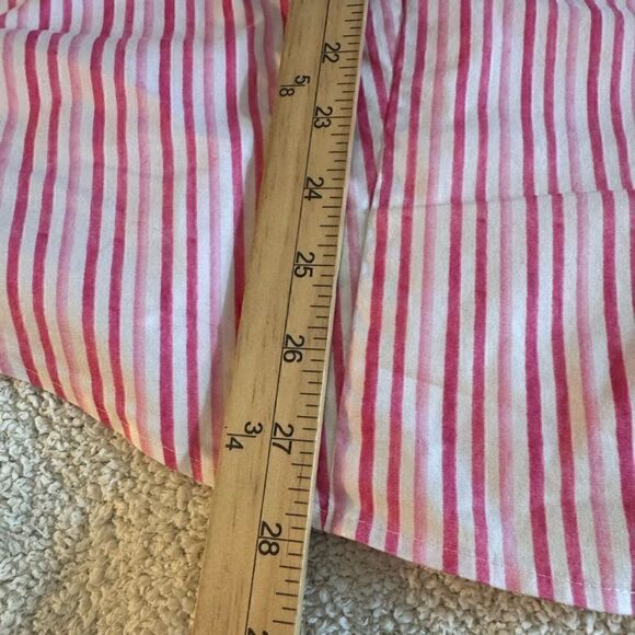 Talbots Top Womens plus size 22 Striped Cotton Blend button up Non Iron Blouse - Picture 7 of 10